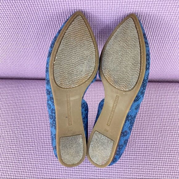 Tommy Hilfiger Naria 3 Floral Denim D’Orsay Ballet Flats Blue 6 - Picture 8 of 11